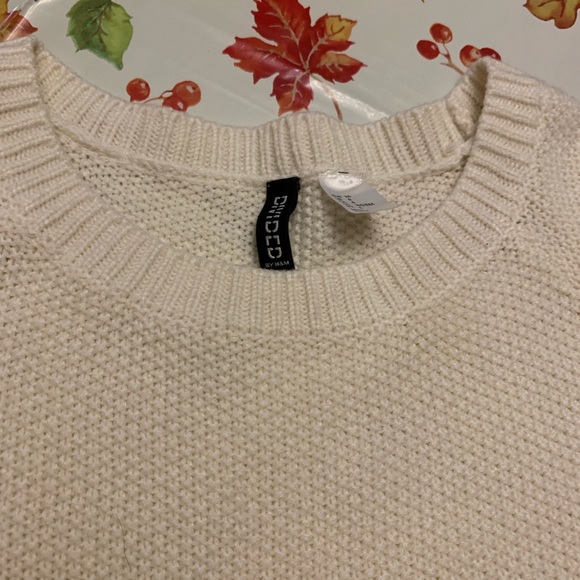 Divided by H&M Chunky knit sweater high low style - Picture 5 of 8